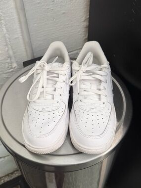 Nike Kids White Lace-Up Sneakers